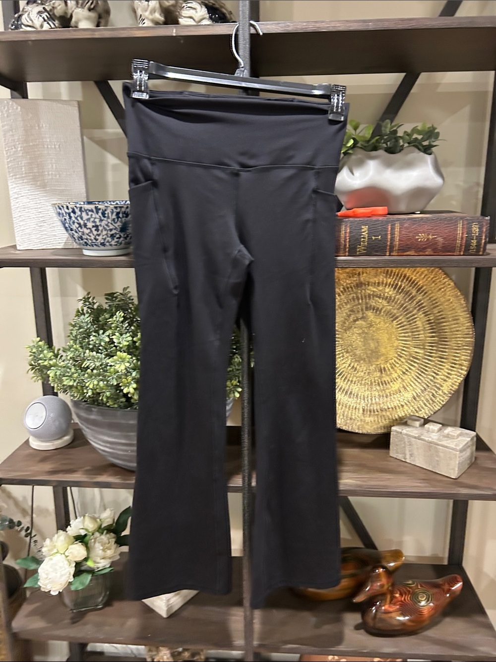 Avia small High-Waist Black Flare Yoga Pants